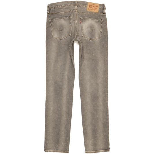 Levi's 511 Men Grey Straight Slim Stretch Jeans W31 L34