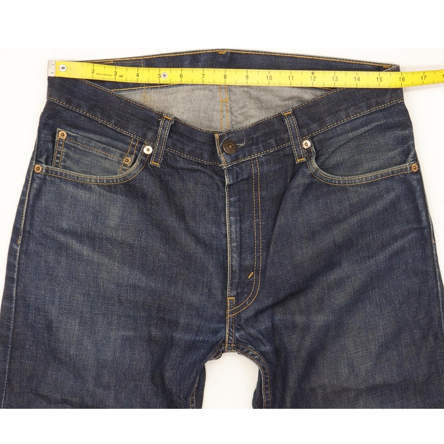 Levi's 505 Men Blue Straight Regular Jeans W32 L32
