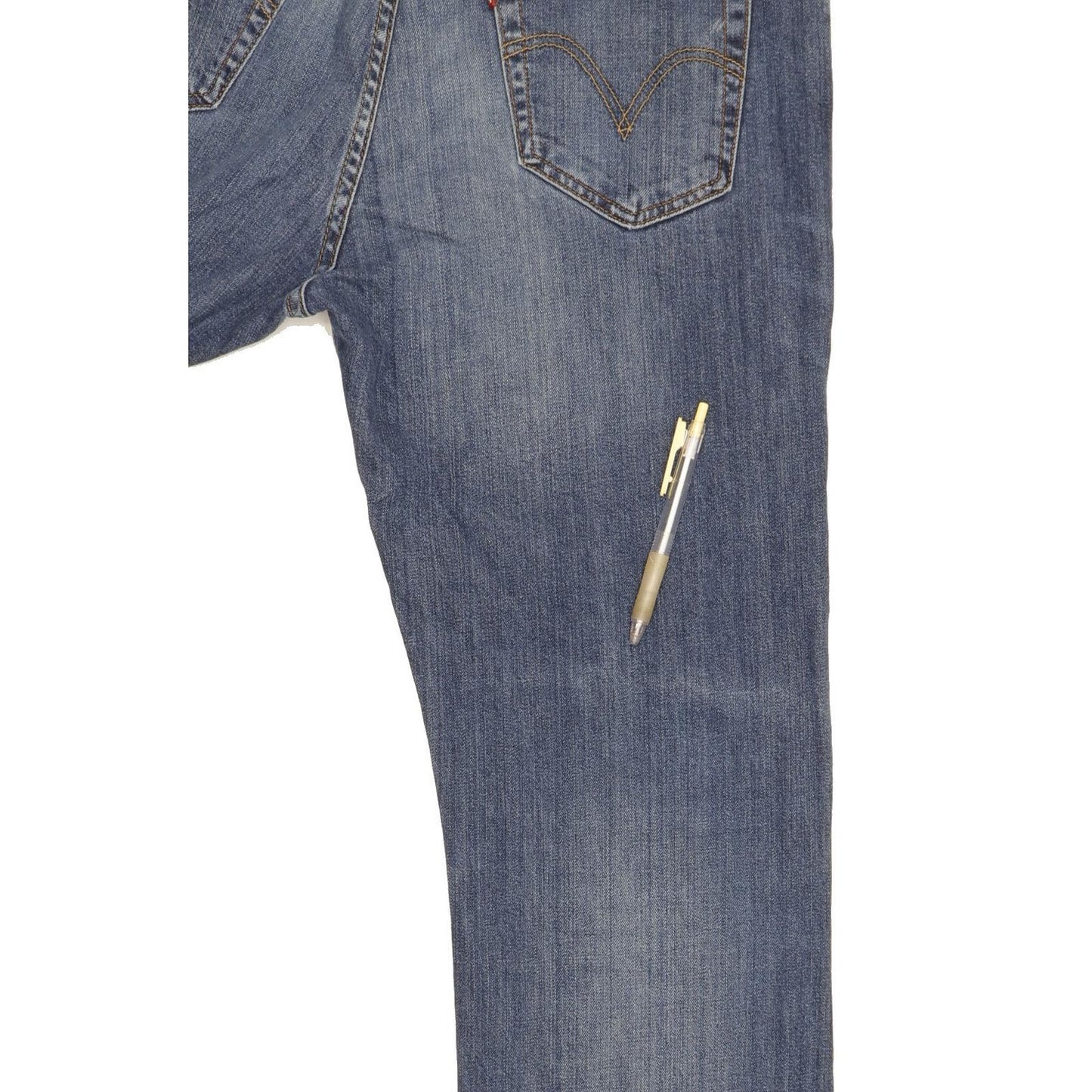 Levi's 752 Men Blue Straight Regular Stretch Jeans W33 L32