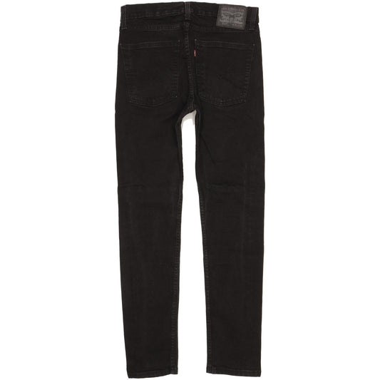 Levi's 510 Men Black Skinny Slim Stretch Jeans W30 L31