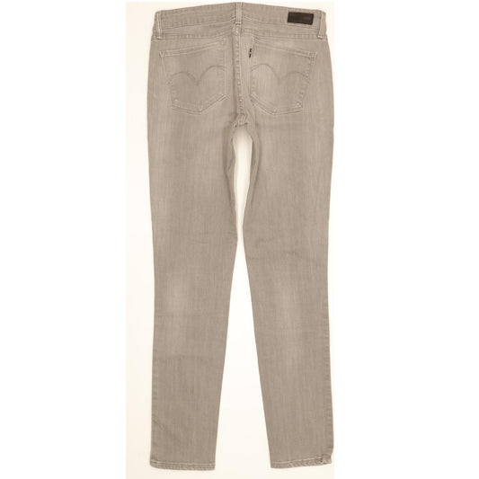Levi's Demi Curve Women Grey Skinny Slim Stretch Jeans W29 L30