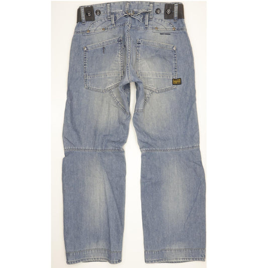 G-Star Storm 5620 Men Blue Straight Loose Jeans W32 L32