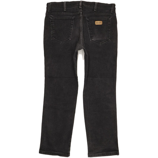 Wrangler Texas Men Black Straight Regular Jeans W34 L29