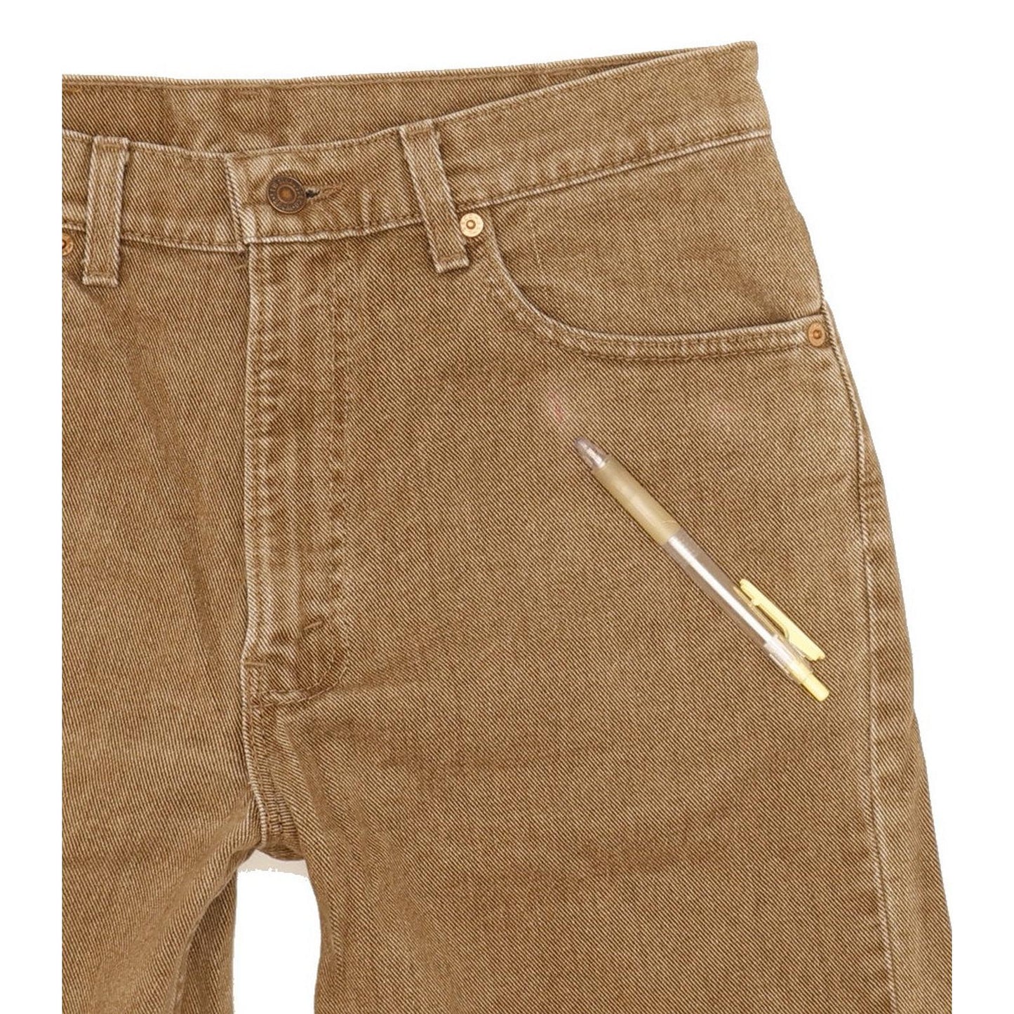 Levi's 550 Made inUSA Men Brown Tapered Relaxed Mom Jeans W33 L34