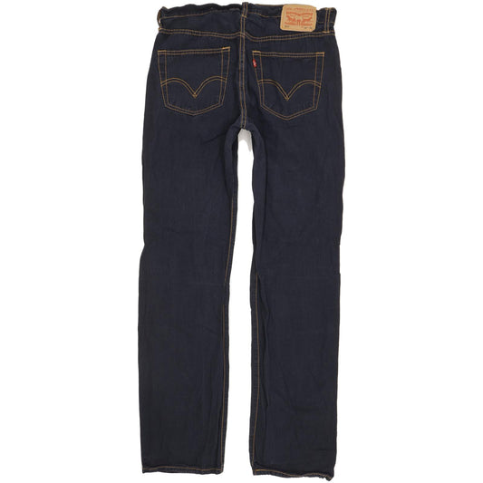 Levi's 501 Men Navy Straight Regular Trousers W34 L34