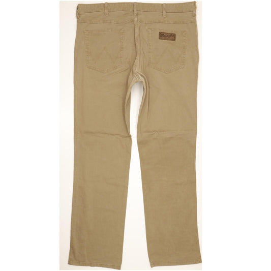 Wrangler Ariozna Men Green Straight Regular Stretch Jeans W42 L33