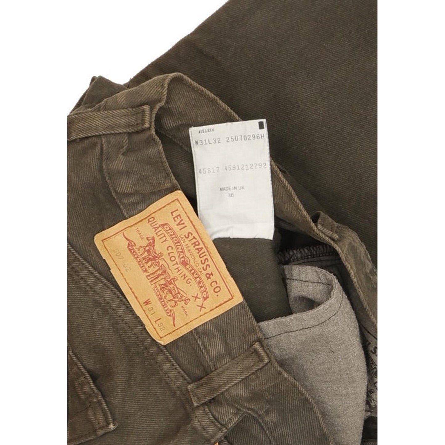 Levi's 507 Men Grey Tapered Regular Jeans W31 L32