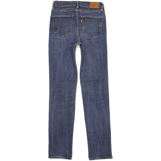 Levi's 724 Men Blue Straight Slim Stretch Jeans W27 L31