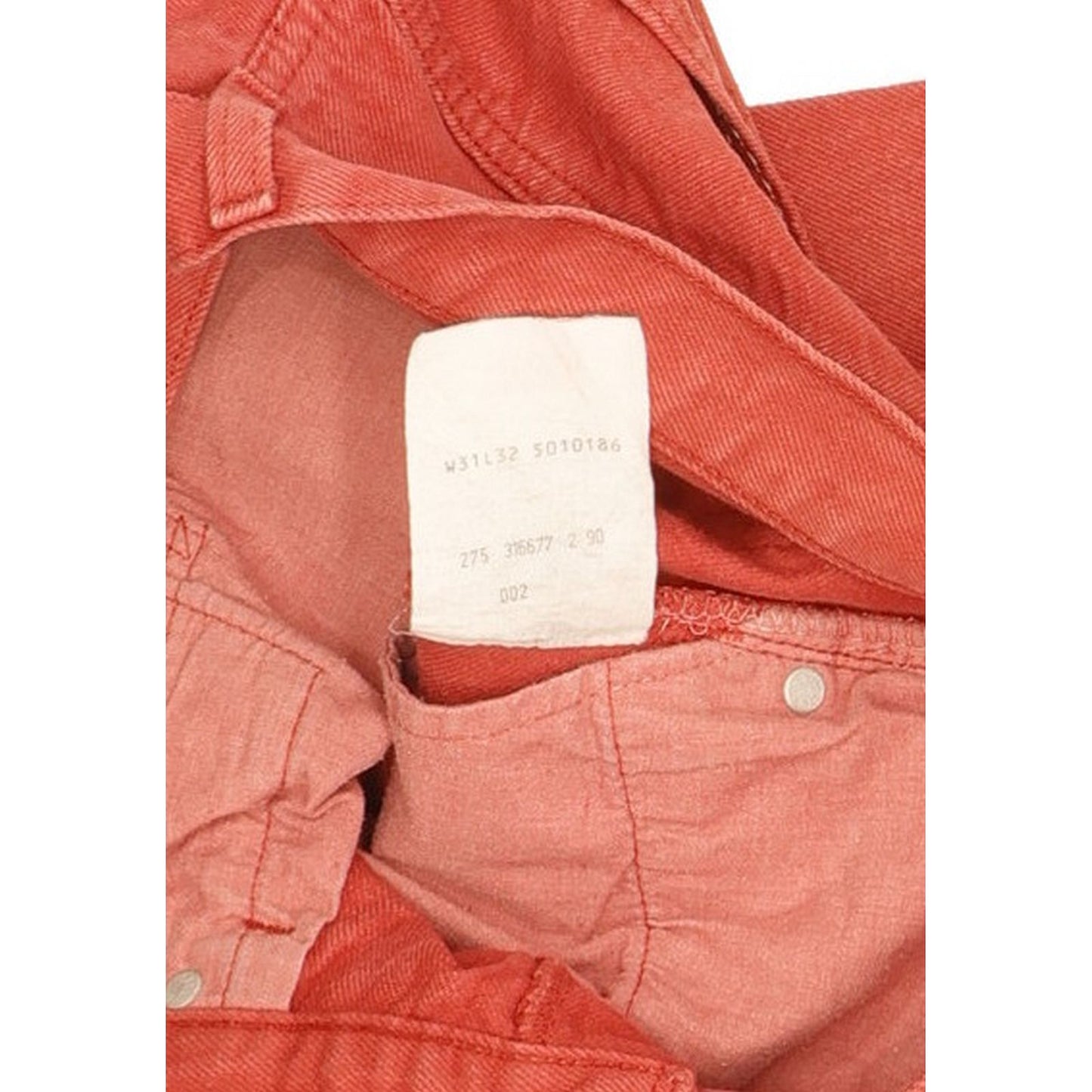 Levi's 501 Men Red Straight Regular Jeans W31 L32