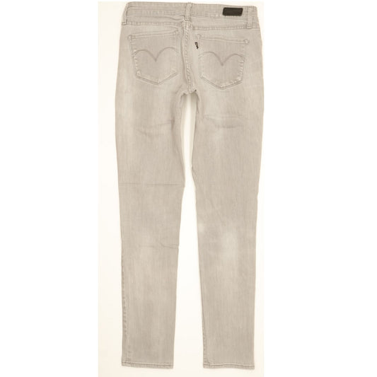 Levi's Demi Curve Women Grey Skinny Slim Stretch Jeans W27 L31