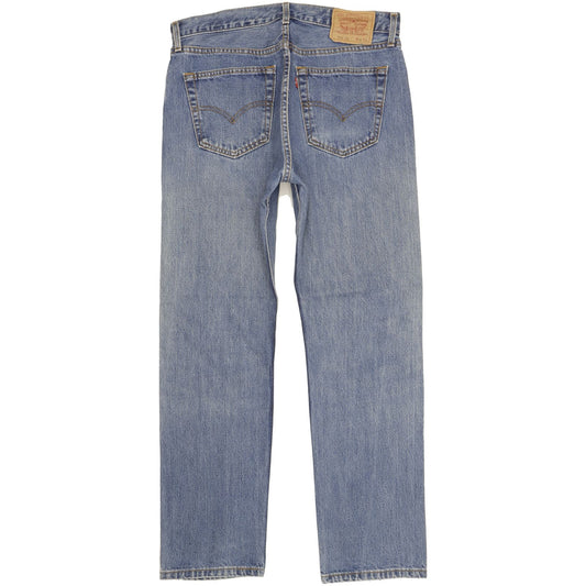 Levi's 505 Men Blue Straight Regular Jeans W35 L31