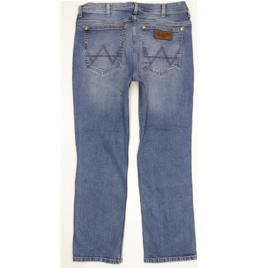 Wrangler Arizona Men Blue Straight Regular Stretch Jeans W36 L29