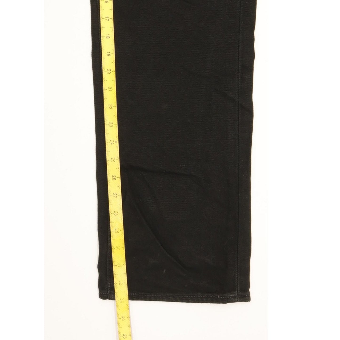 Levi's 505 Men Black Straight Regular Jeans W37 L33