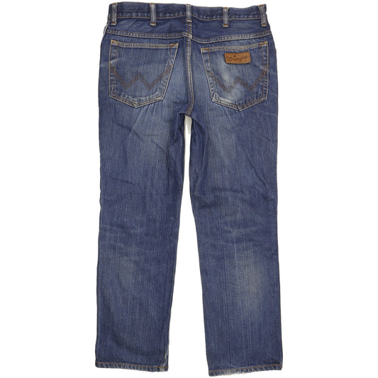 Wrangler Texas Men Blue Straight Regular Jeans W35 L29