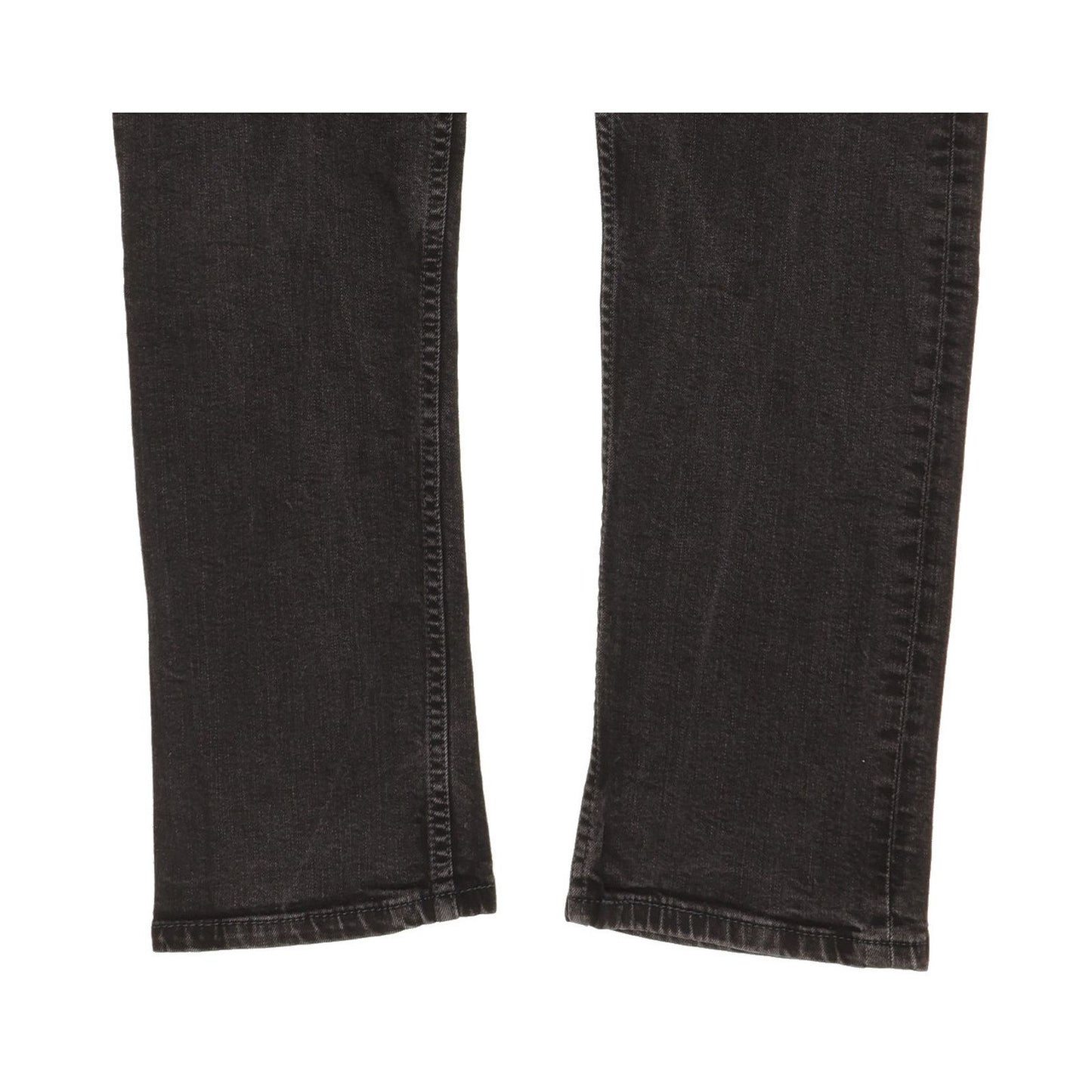 Levi's 504 Men Black Straight Regular Stretch Jeans W33 L30