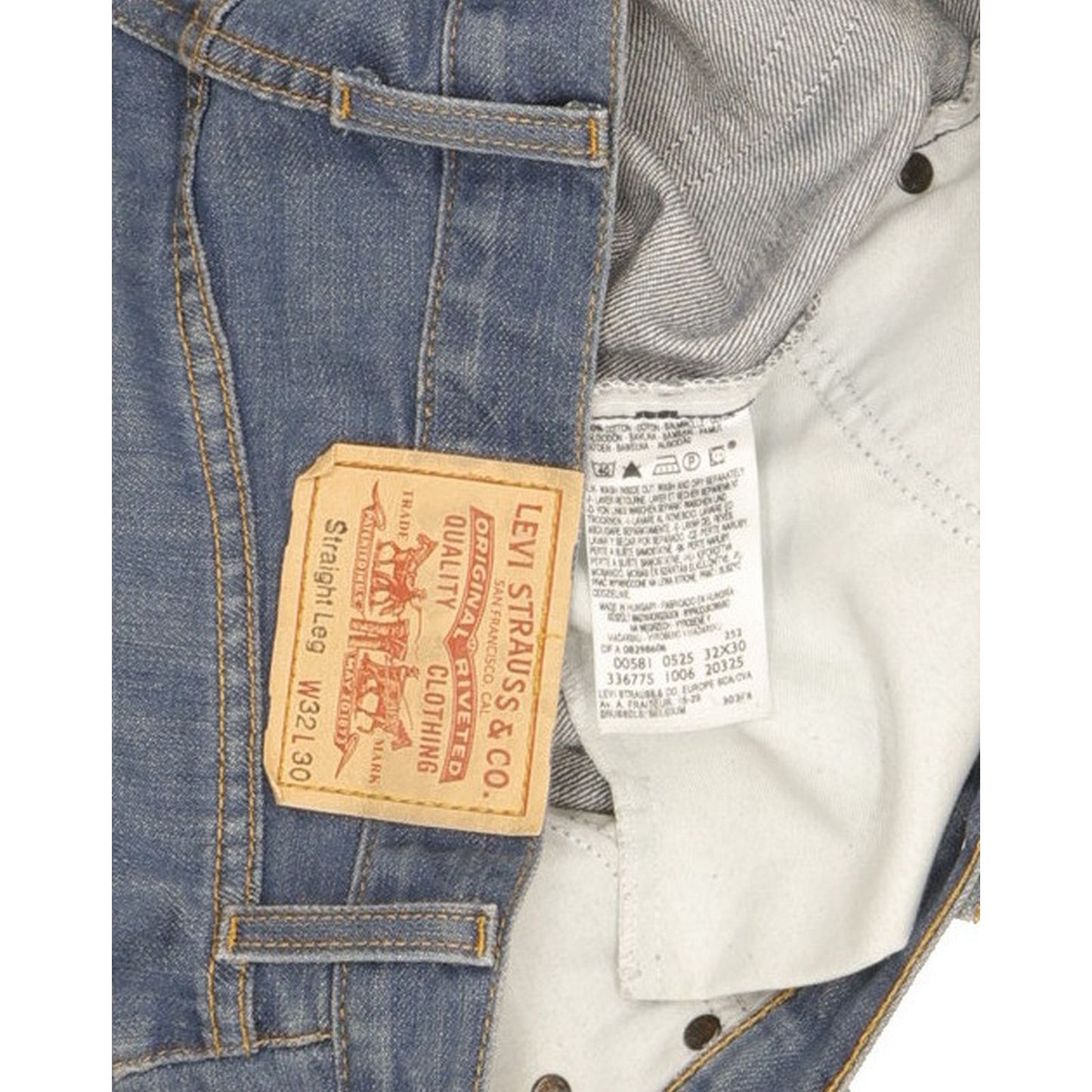 Levi's 581 Men Blue Straight Regular Jeans W32 L30