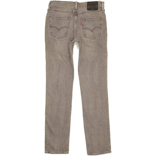 Levi's 511 Men Grey Straight Slim Jeans W32 L34
