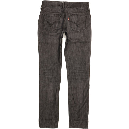 Levi's 571 Women Black Straight Slim Stretch Jeans W29 L32