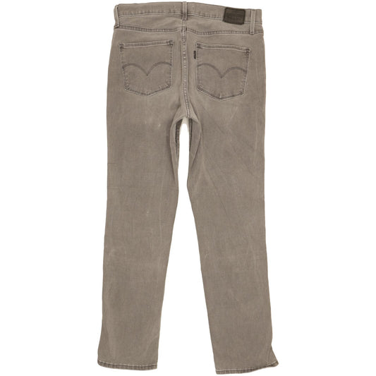 Levi's 312 Shaping Women Grey Straight Slim Stretch Jeans W30 L28