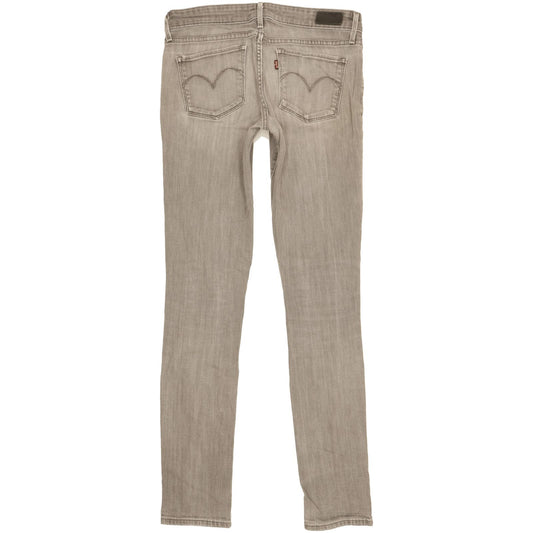 Levi's Demi Curve Women Grey Skinny Slim Stretch Jeans W27 L32