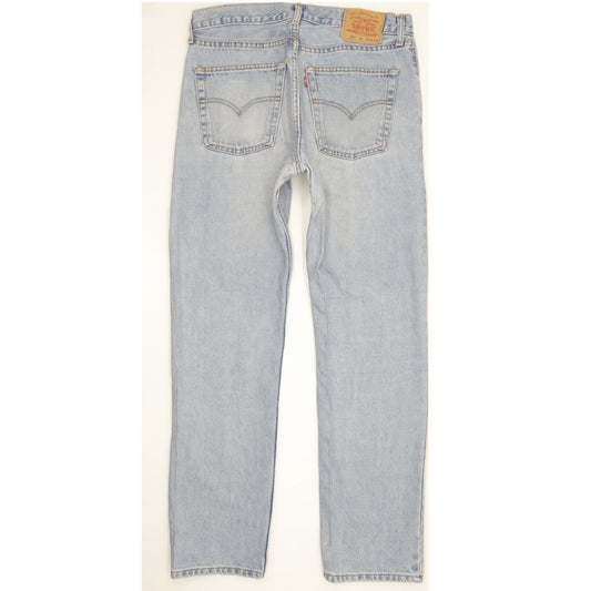 Levi's 521 Men Blue Straight Regular Jeans W35 L33