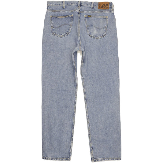 Lee Portland Men Blue Straight Regular Jeans W38 L32