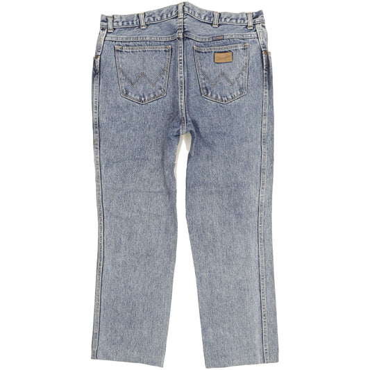 Wrangler Men Blue Straight Regular Jeans W38 L27