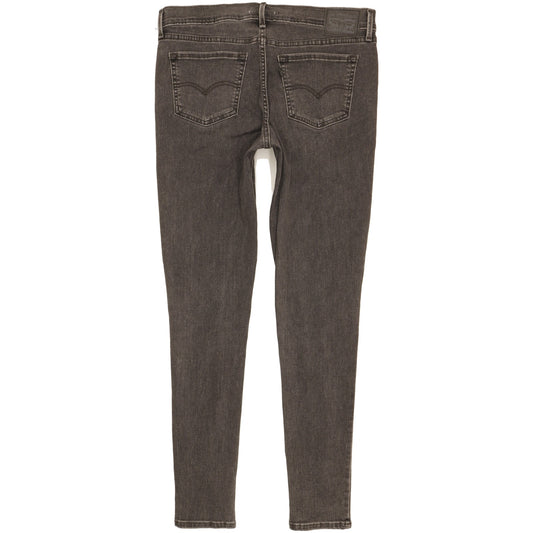 Levi's 710 Super Women Black Skinny Slim Jeans W32 L31
