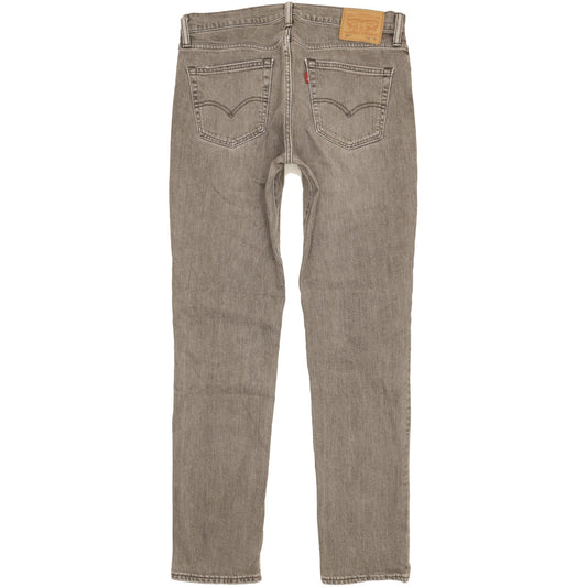 Levi's 511 Men Grey Straight Slim Stretch Jeans W33 L34