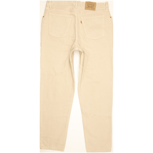 Levi's 726 Men Beige Tapered Regular Jeans W38 L32