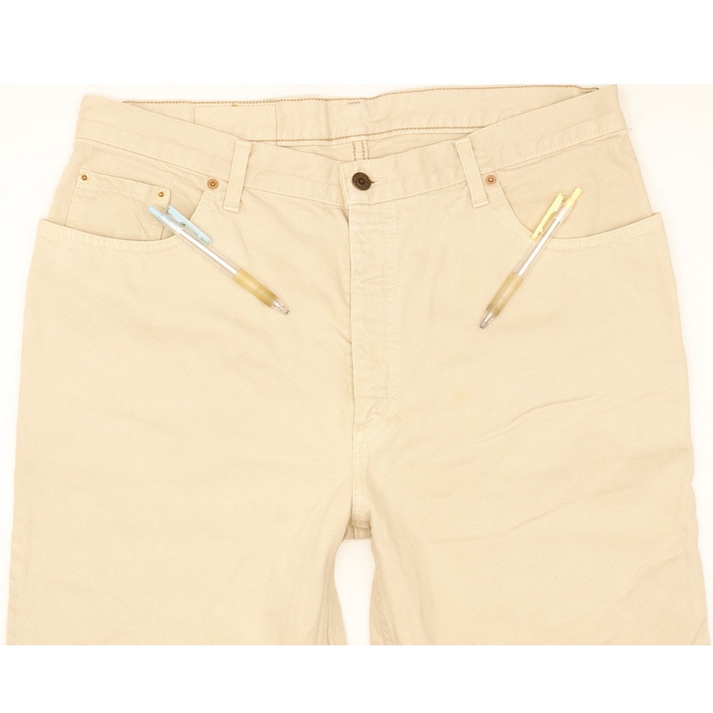 Levi's 726 Men Beige Tapered Regular Jeans W38 L32