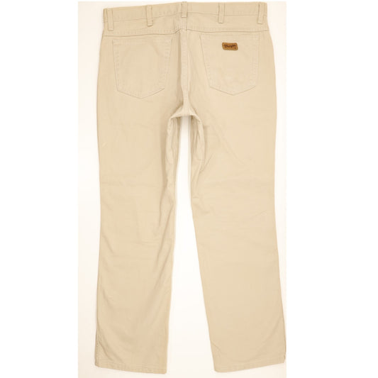 Wrangler Texas Men Beige Straight Regular Jeans W38 L30
