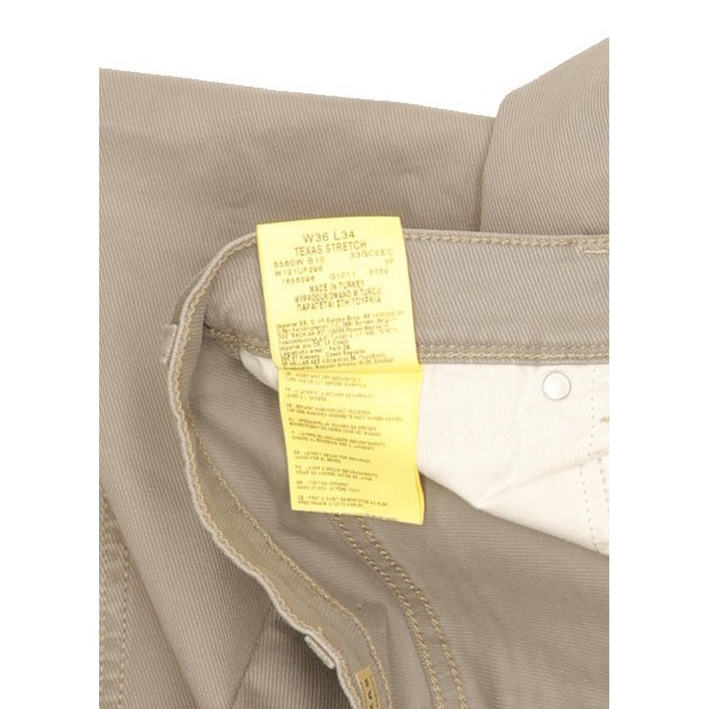 Wrangler Texas Men Grey Straight Regular Stretch Jeans W36 L34