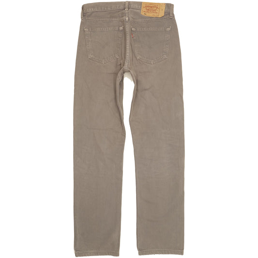 Levi's 501 Men Grey Straight Regular Jeans W31 L33