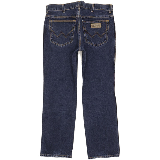 Wrangler Texas Men Blue Straight Regular Jeans W36 L30