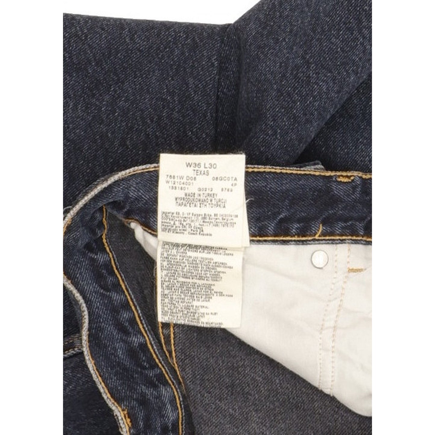 Wrangler Texas Men Blue Straight Regular Jeans W36 L30