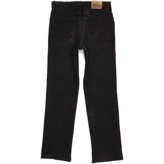 Wrangler Durable Quality Men Black Straight Regular Stretch Jeans W31 L30
