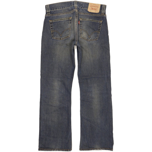 Levi's 512 Men Blue Bootcut Slim Jeans W34 L30