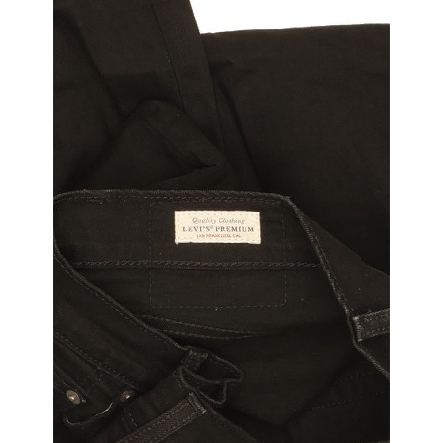 Levi's 512 Men Black Tapered Slim Stretch Jeans W31 L31