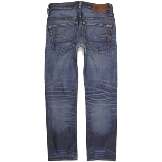 G-Star 3301 Men Blue Straight Regular Jeans W32 L30