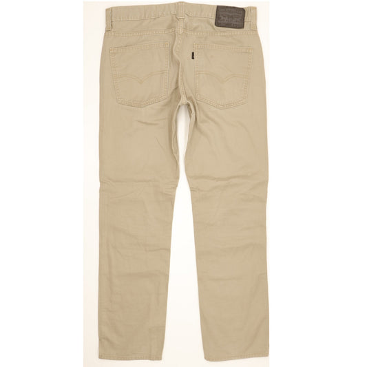 Levi's 511 Men Beige Straight Slim Jeans W32 L29