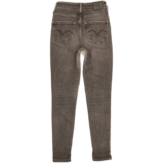 Levi's 721 Women Grey Skinny Regular Stretch Jeans W25 L27