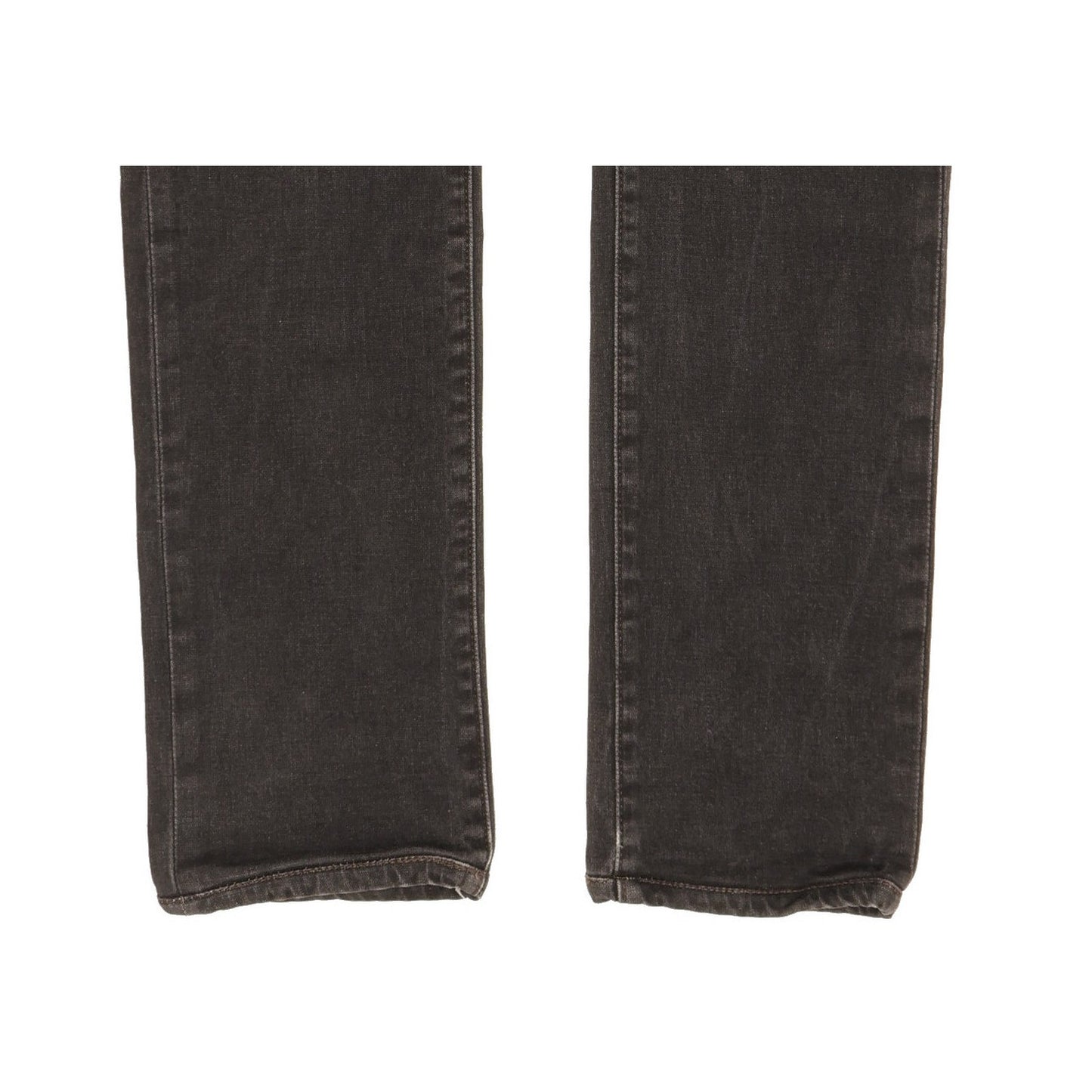 Levi's 504 Men Black Straight Regular Stretch Jeans W32 L32