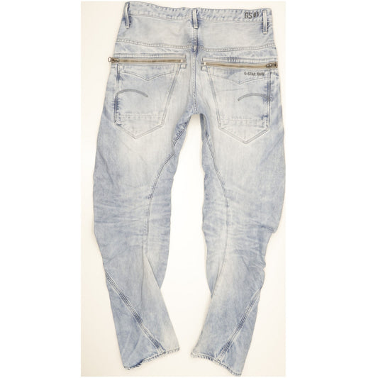 G-Star New Riley Men Blue Tapered Loose Jeans W33 L32