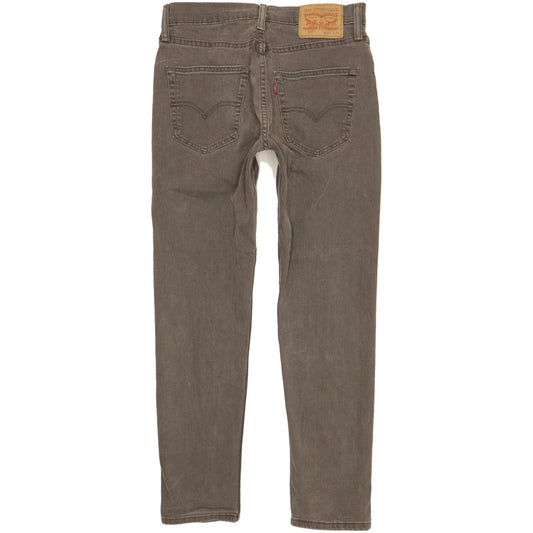 Levi's 512 Men Grey Tapered Slim Stretch Jeans W29 L28