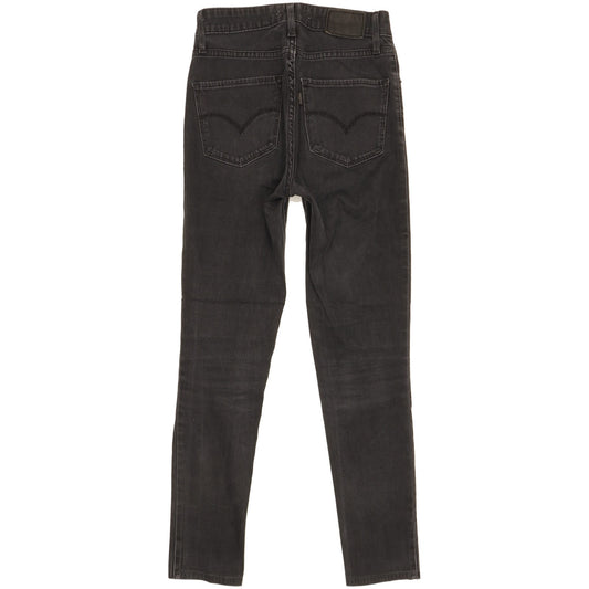 Levi's 721 Women Black Skinny Slim Stretch Jeans W24 L25