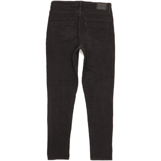 Levi's 721 Black Skinny Slim Stretch Jeans High Waisted W30 L30