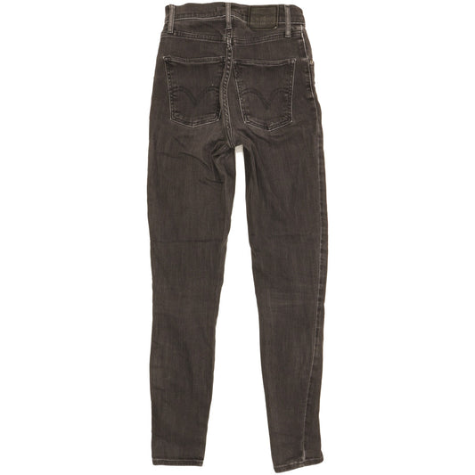 Levi's Mile Women Black Skinny Slim Stretch Jeans W24 L29