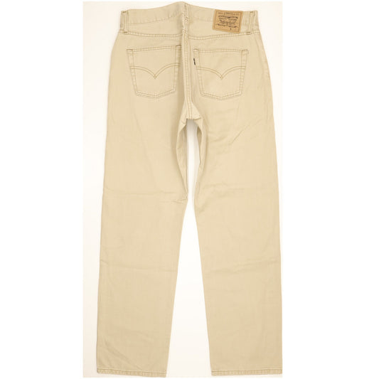 Levi's 517 Men Beige Straight Regular Jeans W34 L32
