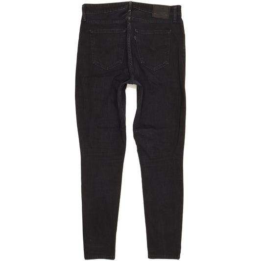 Levi's 721 Black Skinny Slim Stretch Jeans High Waisted W31 L30